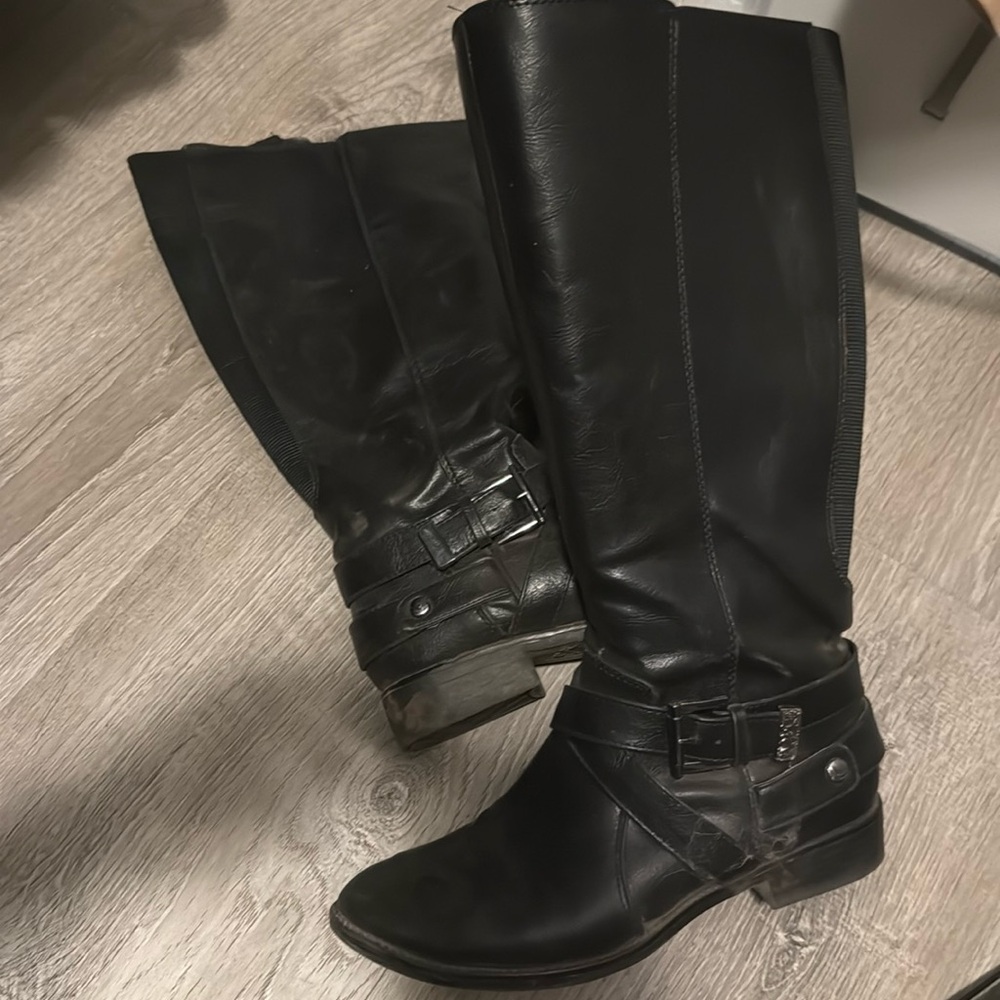 Black rider boots life stride
